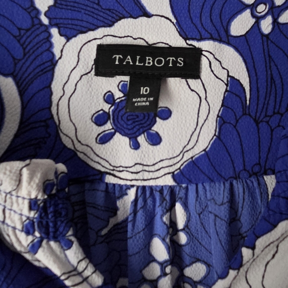 Talbots Floral Breeze Dress size 10 - Picture 8 of 13